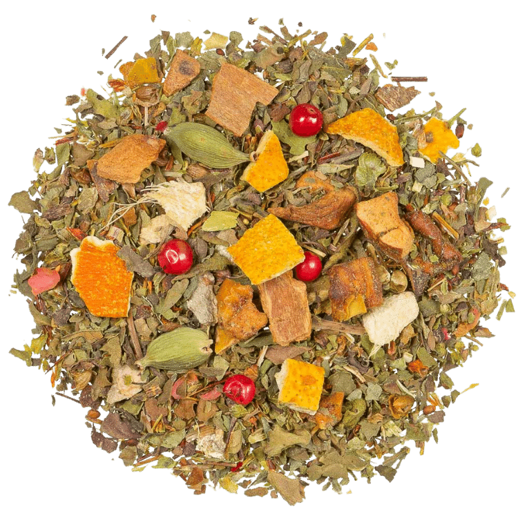 Kräutertee Tulsi Orange Ingwer